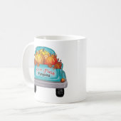 Fresh Pumpkins Vintag Truck Kaffeetasse (Vorderseite Links)