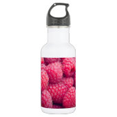 Fresh raspberries edelstahlflasche (Vorderseite)
