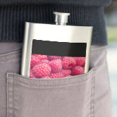 Fresh raspberries flachmann (Beispiel)