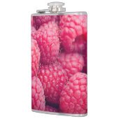 Fresh raspberries flachmann (Links)