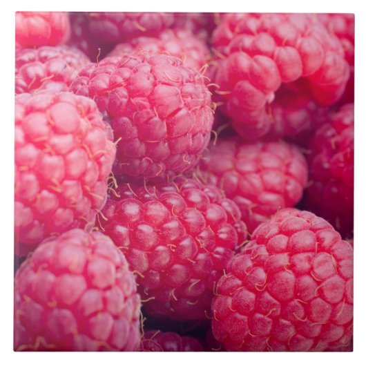 Fresh raspberries fliese (Vorderseite)
