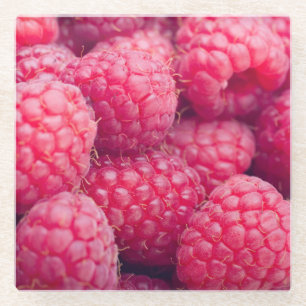 Fresh raspberries glasuntersetzer