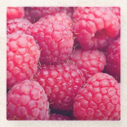 Fresh raspberries glasuntersetzer (Vorderseite)