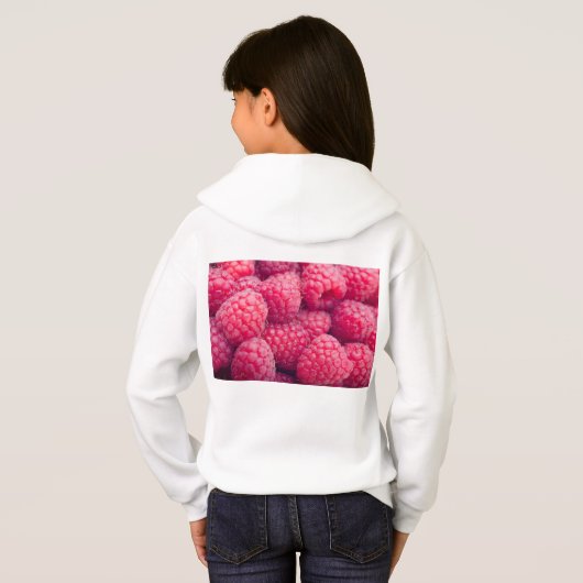 Fresh raspberries hoodie (Schwarz voll)
