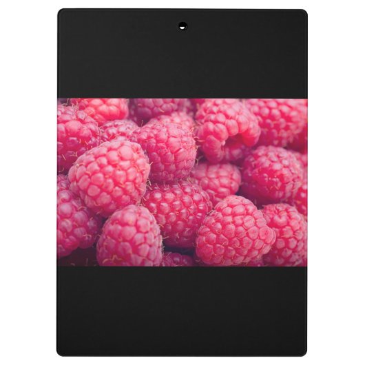 Fresh raspberries klemmbrett (Rückseite)