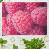 Fresh raspberries küchentuch (Gefaltet)