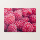 Fresh raspberries puzzle (Horizontal)