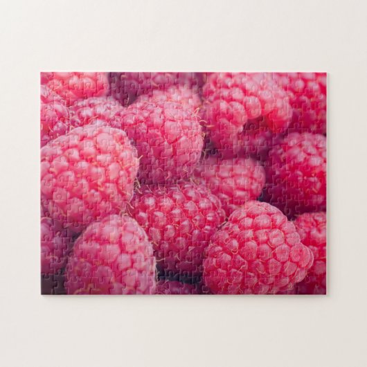 Fresh raspberries puzzle (Horizontal)