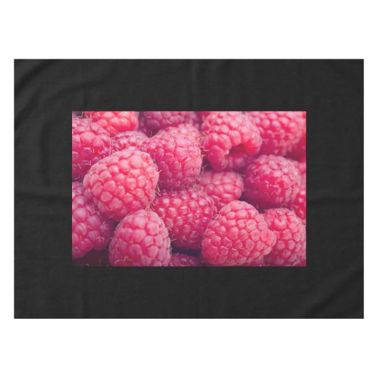 Fresh raspberries tischdecke (Vorderseite (Horizontal))