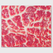 Fresh raw beef steak marbled meat texture close up geschenkpapier (Flach)