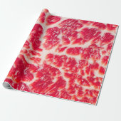 Fresh raw beef steak marbled meat texture close up geschenkpapier (Ungerollt)