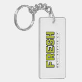 FRESH rectangle keychain Schlüsselanhänger (Vorderseite links)