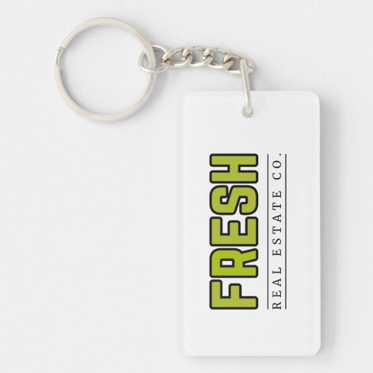 FRESH rectangle keychain Schlüsselanhänger (Vorderseite)