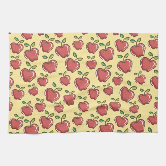 Fresh Red Apple Kitchtuch Geschirrtuch (Horizontal)