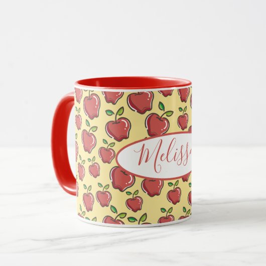 Fresh Red Apple Tasse (Vorderseite Links)