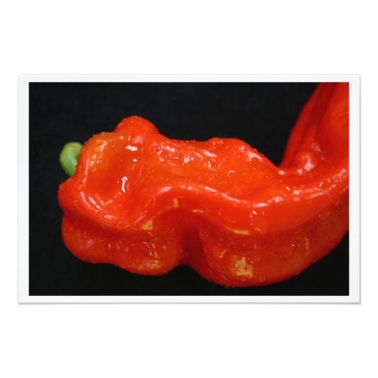 Fresh Red Bell Pepper Fotodruck (Vorne)