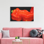 Fresh Red Bell Pepper Leinwanddruck (Insitu (Wohnzimmer))