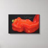 Fresh Red Bell Pepper Leinwanddruck (Vorderseite)