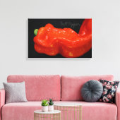 Fresh Red Bell Pepper Leinwanddruck (Insitu (Wohnzimmer))