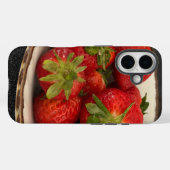 Fresh Red Juicy Strawberries Case-Mate iPhone Hülle (Rückseite (Horizontal))