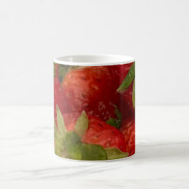 Fresh Red Juicy Strawberries Kaffeetasse