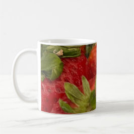 Fresh Red Juicy Strawberries Kaffeetasse