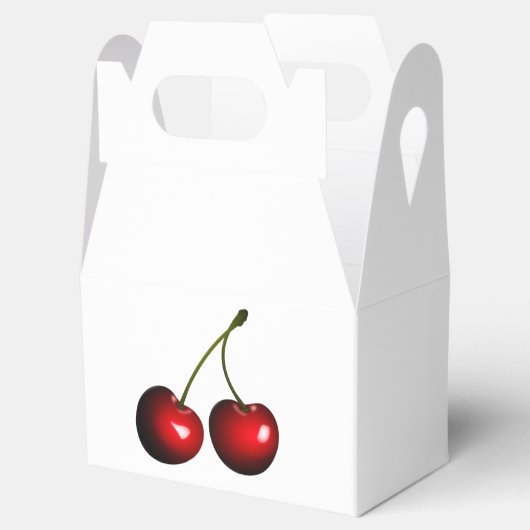 Fresh Red Sweet Cherries Geschenkschachtel (Geöffnet)