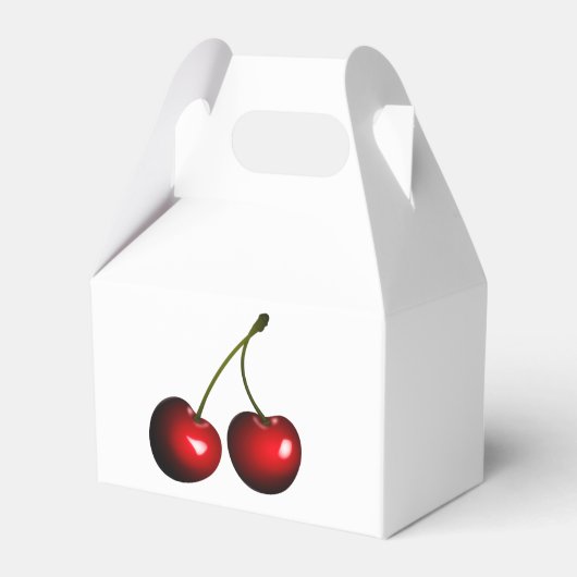 Fresh Red Sweet Cherries Geschenkschachtel (Vorderseite)