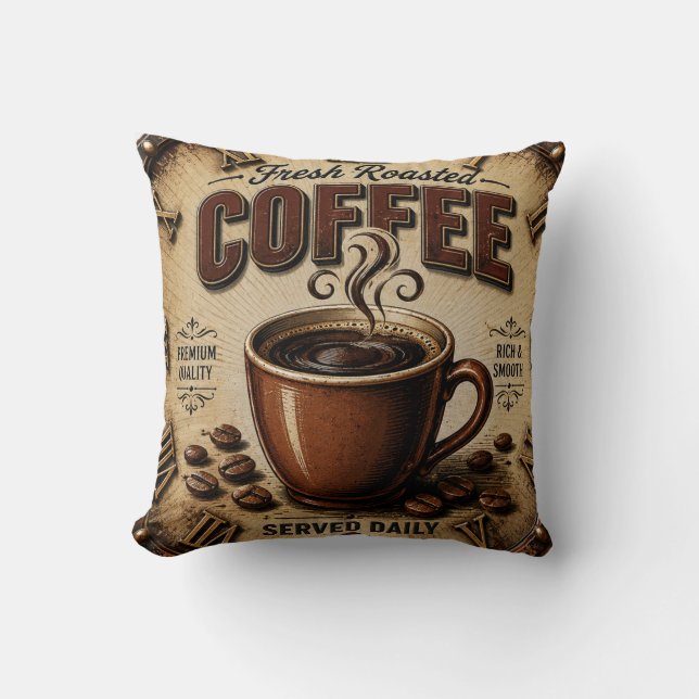 Fresh Roasted Coffee Kissen (Vorderseite)