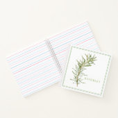FRESH ROSEMARY 8.5x8.5 SpiralNotebook Notizblock (Innenseite)