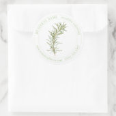 FRESH ROSEMARY Biz ID Large Round Stickers (Tasche)