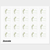 FRESH ROSEMARY Biz ID Small Square Stickers (Blatt)