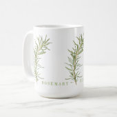 FRESH ROSEMARY Tall Classic White Tasse (Vorderseite Links)