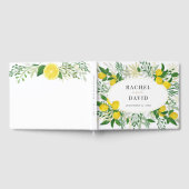 Fresh Rustic Lemon Wedding Gästebuch (Voll)