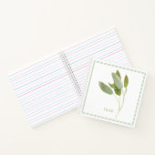 FRESH SAGE 8.5x8.5 SpiralNotebook Notizblock (Innenseite)