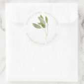 FRESH SAGE Biz ID Large Round Stickers (Tasche)