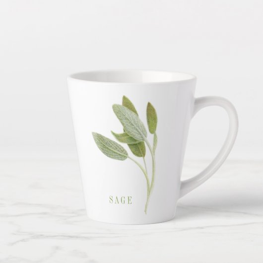FRESH SAGE Latte Tasse (Rechts)