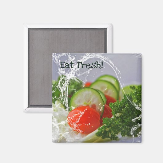 Fresh Salad Magnet (Vorderseite/Rückseite)