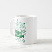 Fresh Sarcasm serviert Täglich Niedliche Blume Sch Kaffeetasse (Vorderseite Links)