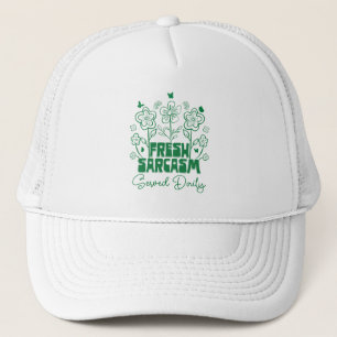 Fresh Sarcasm serviert Täglich Niedliche Blume Sch Truckerkappe