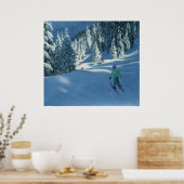 Fresh Snow Morzine Frankreich Poster (Küche)