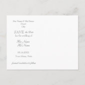 Fresh Spring Blume Bouquet Wedding Ankündigungspostkarte (Rückseite)