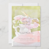 Fresh Spring Blume Bouquet Wedding Einladung (Vorderseite)