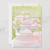 Fresh Spring Blume Bouquet Wedding Einladung (Vorderseite)