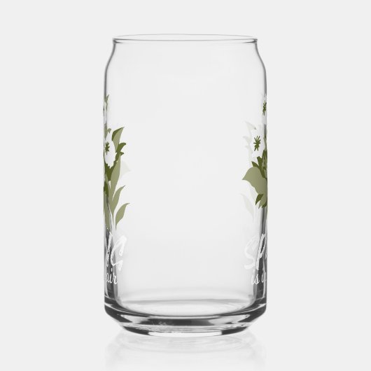 Fresh Spring Bouquet Art - 'Spring is in Air' Dosenglas (Rechts)