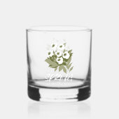 Fresh Spring Bouquet Art - 'Spring is in Air' Whiskyglas (Vorderseite)
