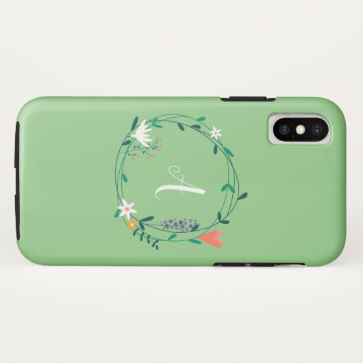 Fresh Spring Floral Garden Personalisiert Case-Mate iPhone Hülle (Rückseite (Horizontal))