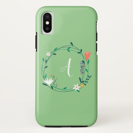 Fresh Spring Floral Garden Personalisiert Case-Mate iPhone Hülle (Rückseite)