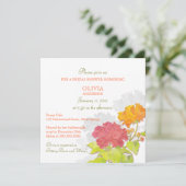 Fresh Spring Peak Brautparty Einladung (Stehend Vorderseite)