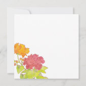 Fresh Spring Peak Brautparty Einladung (Rückseite)